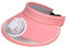 Mogame Sun Visor Hats with Fan-Three Temp Settings-Large Area Sun Protection,Visors for Women/Men/Kids,Adjustable Elastic Buckle (Pink)