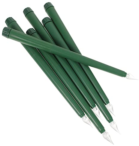 Housoutil 6st Farbige Kerzenlichter Kerzen Batteriebetrieben Geführte Stabkerzen Geführte Leuchter Kerzenhalter Weihnachtsdeko Geführte Flammenlose Kerzen Kerzenständer