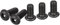 DTGN 5/16-18x5/8 Innensechskantschrauben mit Knopfkopf - 20er Pack - Gut für Maschinen - Kohlenstoffstahl Schwarzoxid - Sechskantantrieb Vollgewinde UNC Befestigungselemente
