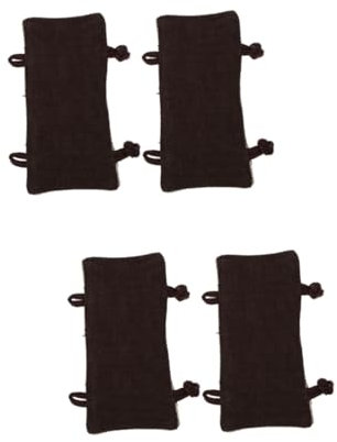 LIFKOME 4 Stück Handschuhe Mit Teekannengriff Deckel Isolierhülse Kühlschranktür Griffabdeckung Hitzebeständige Handschuhe Pfannengriff Liefert Silberner Wasserkocher Stoff