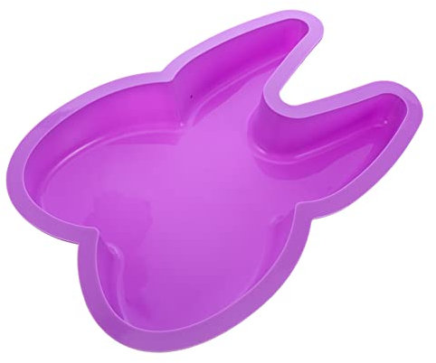 Cabilock 1Stk Backform Silikon-Cupcake Zahnkuchenform Silikonformen küchenmaschiene Bratpfanne Papierbecher Hasenohren-Kuchenform Kuchenform mit Zähnen Eiswürfel Pappbecher