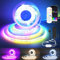 SUBOSI 5M WIFI Intelligent COB RGBWW+IC Warmweiß+Dynamische Farbe 24V LED Streifen Strip Lichterkette 784LEDs/M 3920LEDs LED Band Lichtleiste Arbeitet mit Google Home Assistant/Alexaz