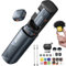 GODOX Cube-SC Mini Lavalier Wireless Microphone, USB C Microphone with Charging Case Long Battery Life 30H, 2.4GHz Wireless 300m Stable Transmission, Microphone for iPhone 15 and Android Phone