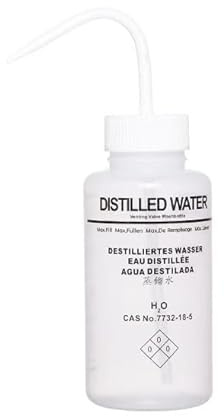 1pcs/lot Distilled Water Elbow Plastic Squeeze Wash Bottle Lab Rinse Bottles Clean Safely(500ml)