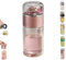 2025 Neue Glas-Tee-Infuser-Flasche mit wärmeisolierter, tragbarer Teetasse mit Wassertrennung für losen Tee, Infusifie-Tee-Infuser, leichter tragbarer Reise-Teebereiter mit Teefilter (Rose Gold,350ml)