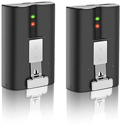 V4 Replacement Battery Compatible with Ring, Pack of 2 Batteries Compatible with Ring Video Doorbell 2/3/3+/4 Stick Up Cam Battery (2/3nd Gen), Spotlight