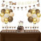 Bonropin Martini Birthday Party Decorations, Gold Brown Glitter A Tini Bit Older Banner Cake Topper Balloons Tablecloth, Ribbon Bow for Martini Themed Party, Bachelorette Party, Tiny Bar Party Decor