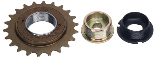 Gugxiom Bike Freewheel Adapter Set, 22T Steel Sprocket Bike Sprocket Connector Kit for Electric Tricycle and Motorcycle Modification with Durable Transmission Support
