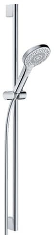 Duschset mit Handbrause, 900mm Duschstange, 1600mm Duschschlauch, Chrom-Finish, KLUDI DIVE Serie