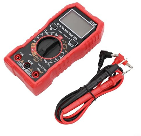 Multimètre numérique SZ06 pour réparations à domicile et utilisation en laboratoire (rouge)