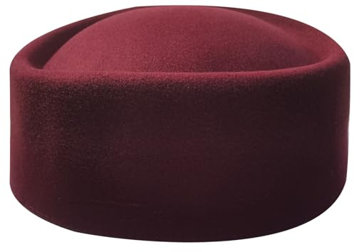 YUPEIUKLI Pillbox-Hut, Zylinder, Millinery, Fascinator, Basishut für Damen, Freizeitkleidung, Western-Fedoras, Hostessenkleidung