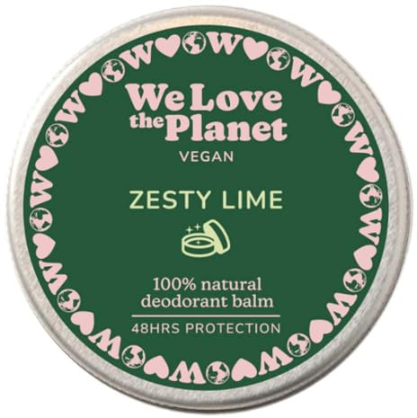 We Love the Planet Deo Creme, Zesty Lime, 35g