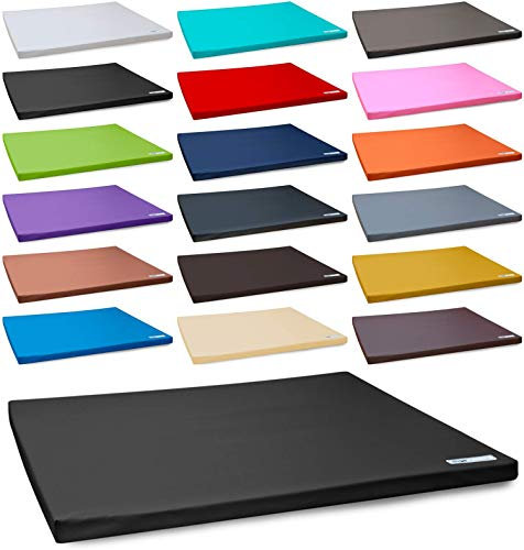 dogsfavorite Hundebett Easy aus Kunstleder Gr. M 100 x 80cm schwarz Kofferraummatte Hundematte Hundekissen Hundebetten