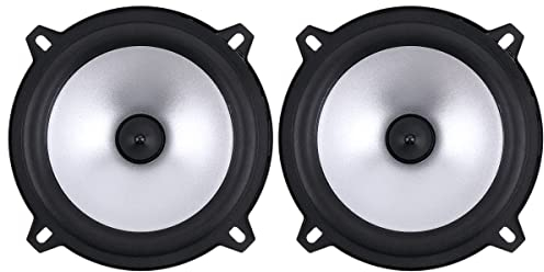 2PCS 13CM Altoparlanti Coassiali, 60W 2 Vie Coassiale Veicolo Porta Auto Audio Musica Stereo Intera Gamma di Frequenza Altoparlanti HIFI