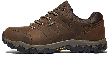 Peter Storm Men's Lindale Waterproof Leather Hiking & Walking Shoes | StormShield Lining, StormGrip Outsole, TPU Shank Support, Phylon Midsole, 3-4 Season Hiker, Outdoors Footwear
