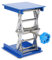 Laborständer, 100 x 100mm Labor Scherenheber, Blau Galvanisierter Aluminium Hebebühne Rack Hebebühne Heber Scherenhubtisch