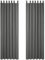 Deconovo Blickdichte Vorhänge Verdunkelungsgardinen mit Schlaufen Dicke Thermogardine Kälteschutz warm Hitzeschutz, 260x140 cm(HöhexBreite), Hellgrau, 2er Set