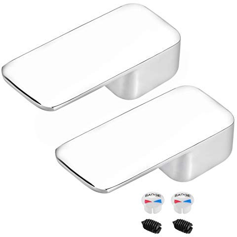 sourcing map Wasserhahn-Hebelgriff, 35 mm Kartusche aus Zinklegierung, Einhebelgriff, Wasserhahn-Ersatz, 2 Stück