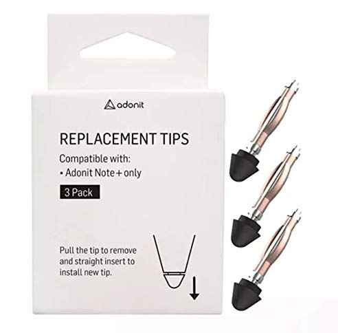 adonit Ersatzspitzen (Replacement Tip) im 3er-Pack für den Adonit Note+ in schwarz - ARNST
