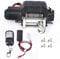 RC Winch Controller, Kabelloser RC Crawler Winch Controller mit Controller Box, Winde, Schrauben, Muttern, Aufkleber(Schwarz)