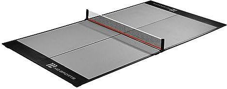 MD Sports TT409Y19003 Tischtennisplatte, 4-teilig, Grau und Schwarz (mittlere Umwandlungsoberfläche), 213 cm