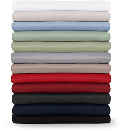 Blumtal® Basic Betttuch 320x275 cm für Matratzen 200x200 cm - Bettlaken ohne Gummi - Oeko-TEX zertifiziertes Betttuch ohne Gummizug - Leintuch aus gebürstetem Microfaser - Bettlaken 200x200 in Grau