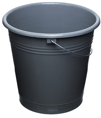 Gies 10 Liter Eimer, Putzeimer, BPA frei grau - Made in Germany