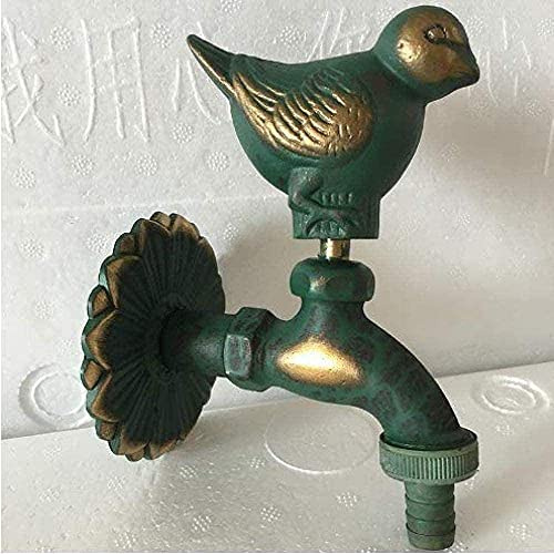 Garten Wasserhahn Waschmaschine Wasserhahn Wasserhahn Tierförmiger Wasserhahn Garten Antike Messing Wasserhahn Garten Vögel Mopp