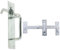 TRTO 1pcs Suffolk Thumb Latch Bright Zinc Plated Garden Outdoor Shed Gate Door Catch Lock Easy to Use and Fits