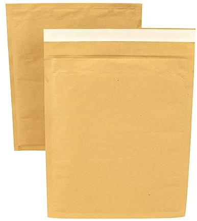 smiley pack 400 Luftpolstertaschen Luftpolsterumschläge Gr. E/5 Braun (240x275 mm) DIN B5+ gepolsterte Briefumschläge Polsterversandtaschen Versandtaschen Luftpolsterversandtaschen gepolstert