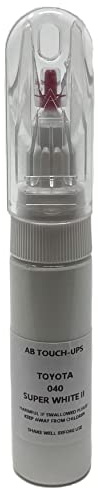 TOUCH UP PAINT FOR TOYOTA 040 SUPER WHITE II TOUCH UP PAINT PEN/BRUSH