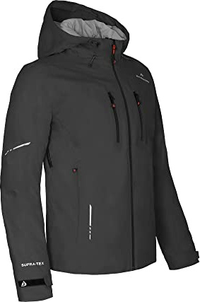 Bergson SKIEN Thermo | Herren Regenjacke - Leicht wattierte Herren Thermo-Regenjacke, Normal-/Langgrößen, 100% recycelter Oberstoff & Supra-Tex 20.000 Extreme Membran, 100% wasserdicht (20.000 mm was