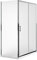 Box Doccia Angolare 90x120cm Apertura Scorrevole da 120cm Parete Fissa da 90cm Vetro Temperato Opaco 6mm Antinfortunistico Trattamento Anticalcare Maniglia Acciaio Inox Altezza 190cm Tenerife