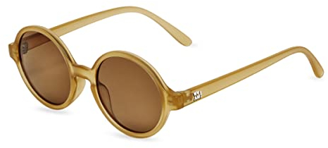 KI ET LA Unisex Kinder Woam Sonnenbrille, Bernsteinbraun