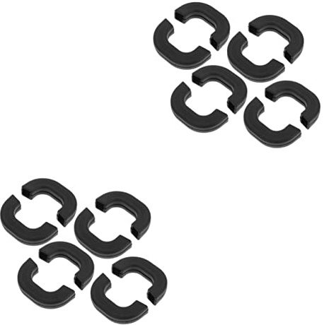 DOITOOL 8pcs Silicone Handle Protectors Heat Resistant Pot Handle Holders for Frying Pan Use in Kitchen Cooking