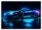 WallArena - Papier peint photo non tissé pour chambre d'enfant - 368 x 254 cm - Voiture de sport - Garçon - Pour enfants garçons - Papier peint non tissé - Effet 3D
