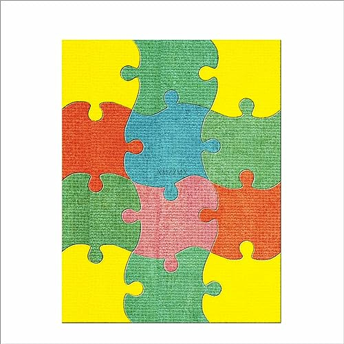 XMZZMX Puzzle Metall-Stanzformen für Kartenherstellung, Papierprägung, Stanz-Set, Aufbewahrungstaschen, Zubehör, Scrapbooking-Schablonen