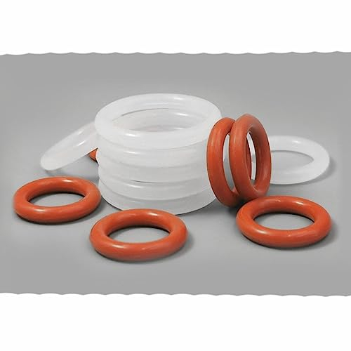 CS 3,1 mm, joint torique en silicone de qualité alimentaire résistant à la chaleur, joint torique en caoutchouc blanc/rouge, épaisseur 3,1, OD 10-300 mm-OD 28 mm (50 pièces), rouge, 3,1 mm