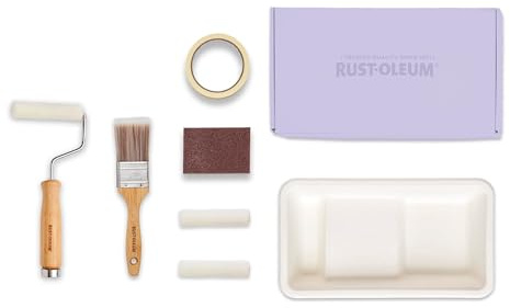 Rust-Oleum Ready to Roll - Eco Paint Kit (Small) - Bathroom Wood & Cabinet Gloss Pastel Purples