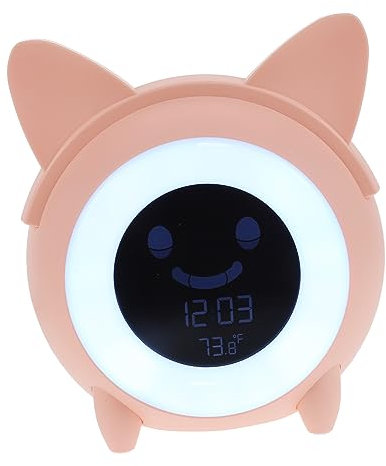 OSALADI 1satz Digitale Wecklampe Mit Nachtlicht Kreativer Schlaftrainer Für Junge Mädchen Dimmbar Praktisch Für Schlafzimmer Und Wohnzimmer Kompakte Tischlampe Für Zuhause Ohne