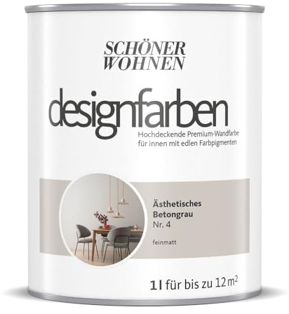 Schöner Wohnen Designfarbe Ästhetisches Betongrau