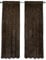 BEAUTEX Samt Vorhang Kräuselband U-Band Gardine Velvet abdunkelnd und Blickdicht, 300x245 cm (Breite 300 cm, Höhe 245 cm, Braun)