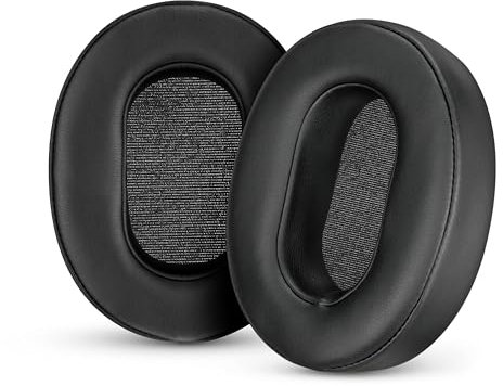 Ersatz-Ohrpolster für Sony WH-XB900N, MDR-RF895RK, WH-RF400, WH-CH710, WH-CH710N, WHCH720 & WH-CH720N, weiches PU-Leder und Memory-Schaum-Ohrpolster für zusätzlichen Komfort Brainwavz