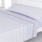 Liniva Home Juego de Sábanas Estampadas de Verano Algodón/Poliéster (Cama 150cm (1 Almohada), Venecia-Lila)