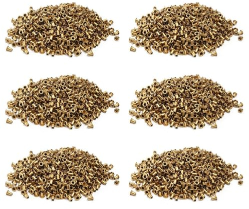 RIYAN 6000Pcs Kupfer Imkerei Oesen Fuer Frames Bee Hive Ausruestungen Kupfer Caps