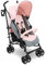 My Babiie MB02 Plus Stroller - from Birth to 4 Years (22kg), Lightweight & Compact Umbrella Fold, Travel Buggy for Toddlers, Pushchair Includes Cup Holder and Rain Cover - Pink & Grey