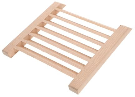 jojofuny Volets d'aération accessoire de sauna évent du hammam panneau de persienne de ventilation pour sauna outil de ventilation de sauna panneau d'aération stores de sauna en bois Khaki