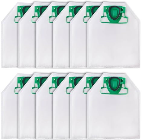 Rrochio Sacchetto per Folletto VK200s, 12 Sacchetti Accessori per Aspirapolvere Folletto Vorwerk VK200, FP200, Sacchetti Originali per la Polvere Lavapavimenti Accessorio di Ricambio