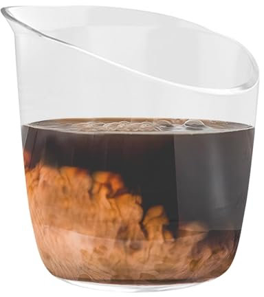 Premier gobelet collecteur de lait – Verre doseur pour l'alimentation du nouveau-né | Gobelet doseur verseur de 35 ml, verre avec bec guide long et pointu avec échelles de mesure claires, coudé, r