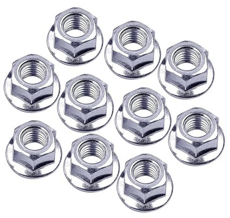 LAVAS 10 tornillos y tuercas de barra plateados compatibles con motosierra Echo CS-400 Husqvarna 55 440 455 460 Rancher